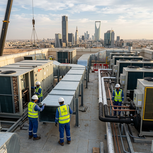 Rooftop HVAC Unit Installation